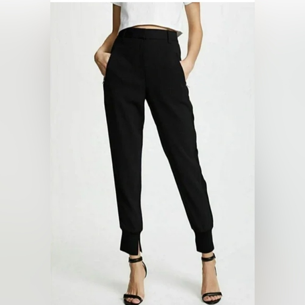 3.1 Phillip Lim Black Wool Joggers